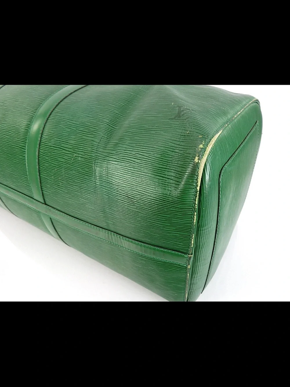 Louis Vuitton Green Epi Leather Duffel Bag